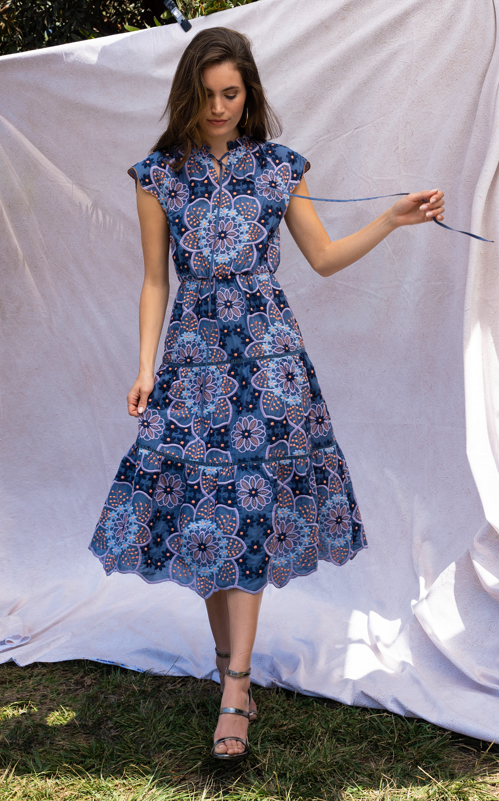 knee length dresses for ladies BTB Los Angeles - Freya Maxi Dress (Final Sale) - Color: White